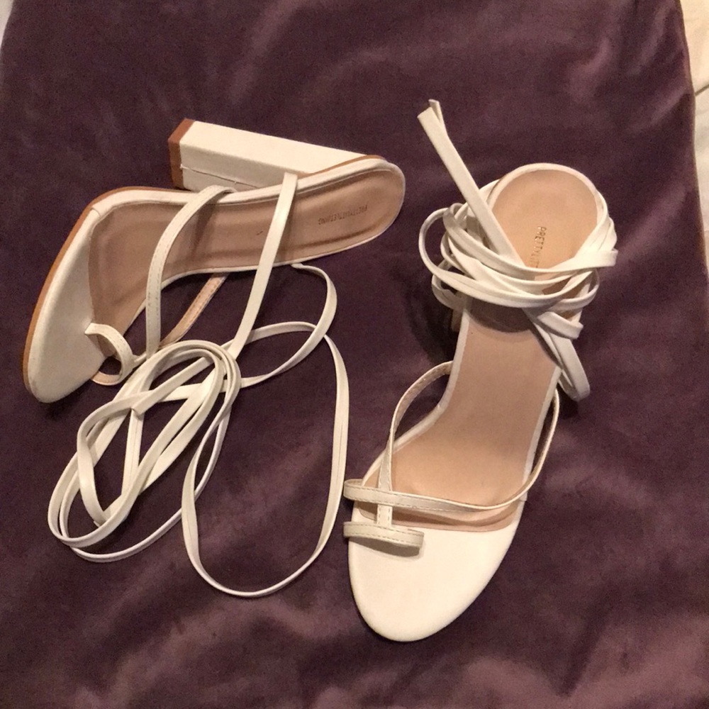 White leather Pretty Little Thing scandals